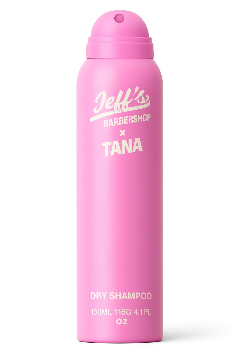 Jeff's Barbershop x Tana Mongeau Dry Shampoo – Clear, Talc-Free, All Hair Types – 4.1 fl oz