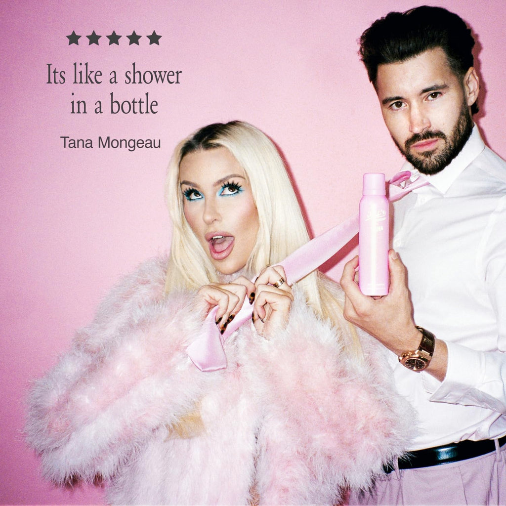 Jeff's Barbershop x Tana Mongeau Dry Shampoo – Clear, Talc-Free, All Hair Types – 4.1 fl oz