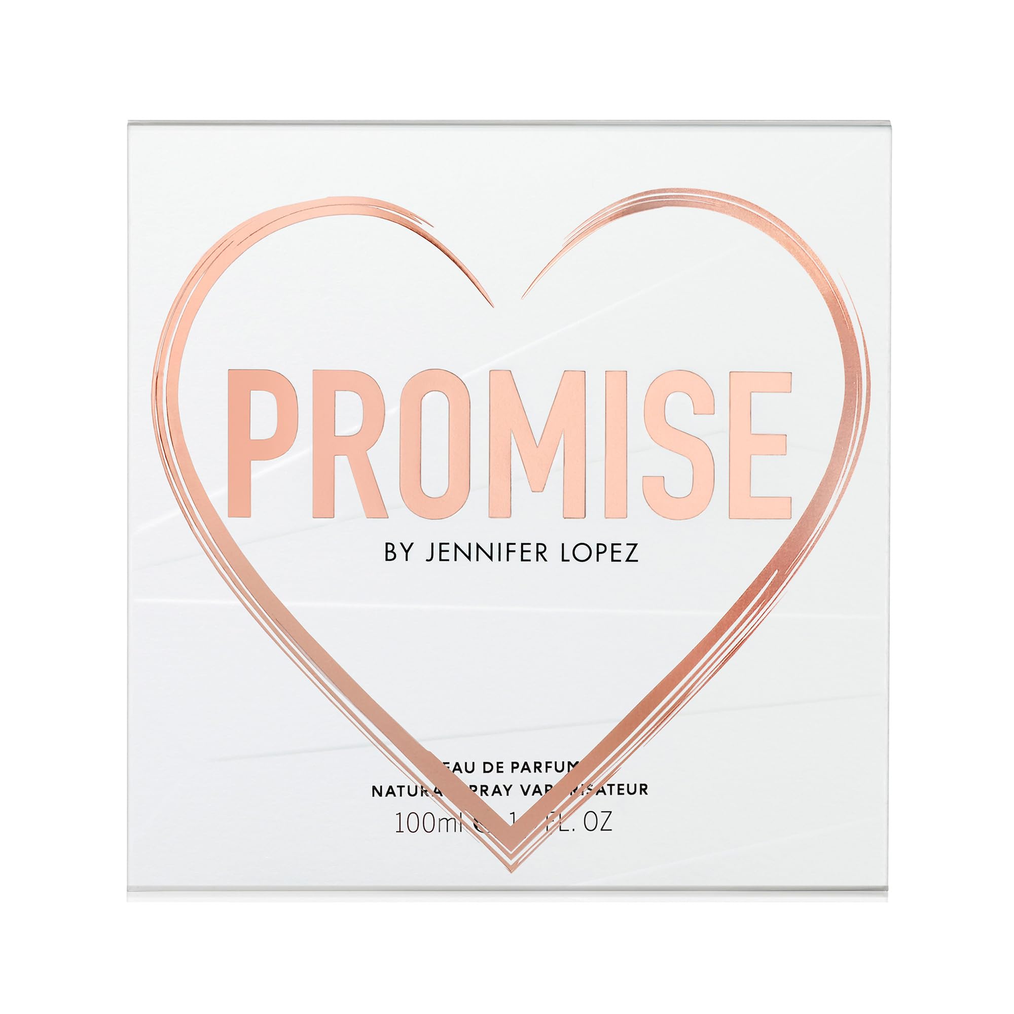 Jennifer Lopez Promise Eau de Parfum – 3.4 oz with Special Edition Heart Acetate Sleeve