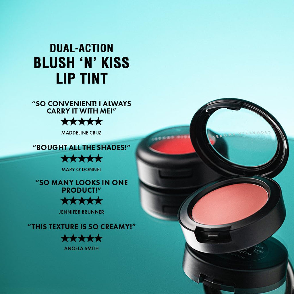 Jerome Alexander Blush ‘n’ Kiss Cream for Cheeks & Lips – Jam Shade