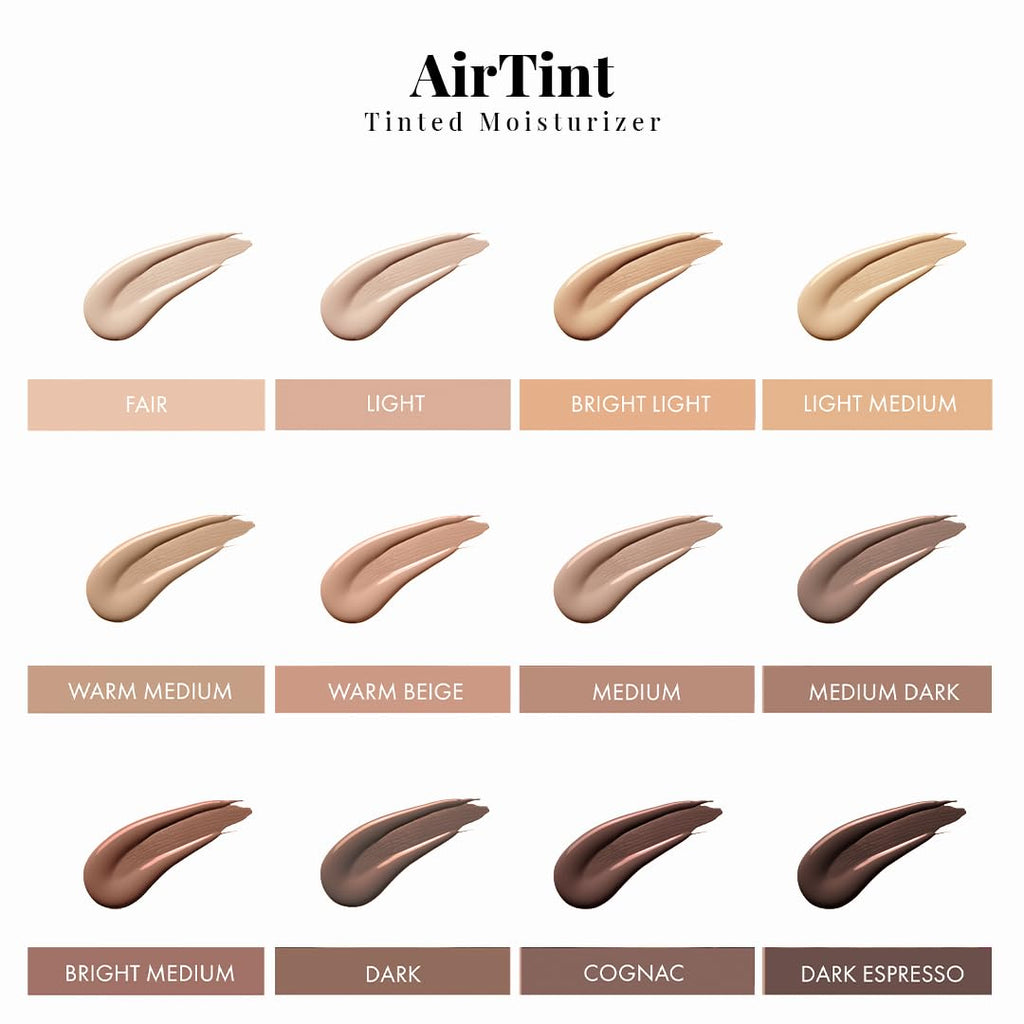 Jerome Alexander MagicMinerals AirTint Tinted Moisturizer Spray — Light, Buildable Coverage (Fair) – 2PC
