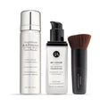 Jerome Alexander My Color 3PC Self-Adjusting Foundation | Full Coverage, Kabuki Brush & AirFinish Setting Spray (Medium)