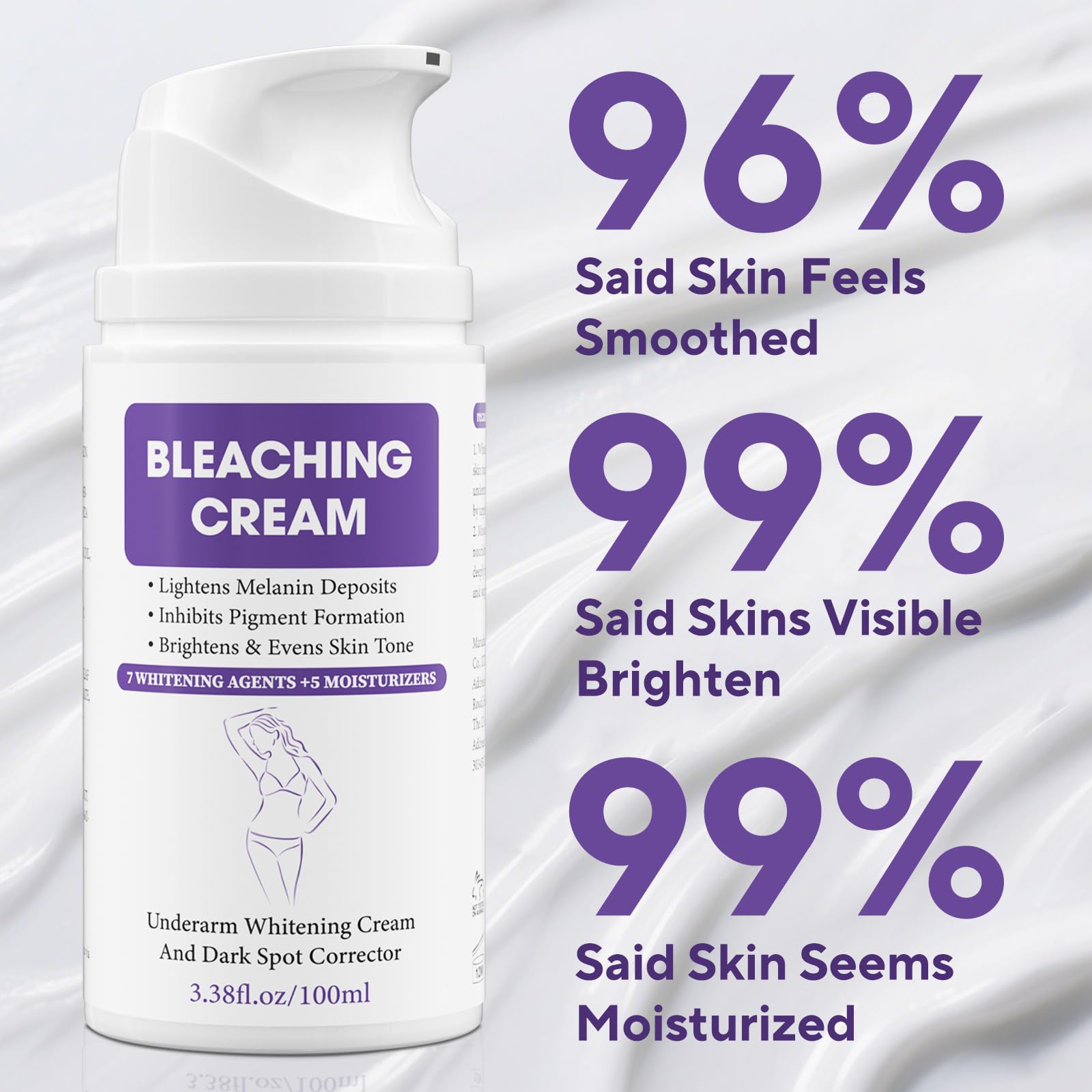 JIANLANPTT Skin Bleaching Cream – Dark Spot Remover for Face & Body (3.38 oz) with Vitamin C