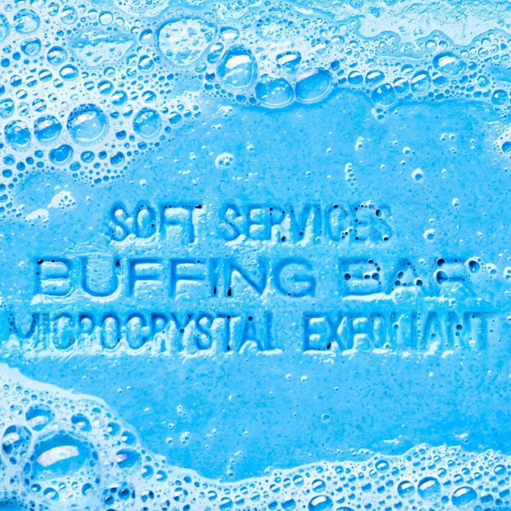 JIGME CALA SOFT.SERVICESS Buffing Bar – Microcrystal Exfoliating Body Bar for KP & Ingrown Hair (2 Pack, 7.5 oz each)