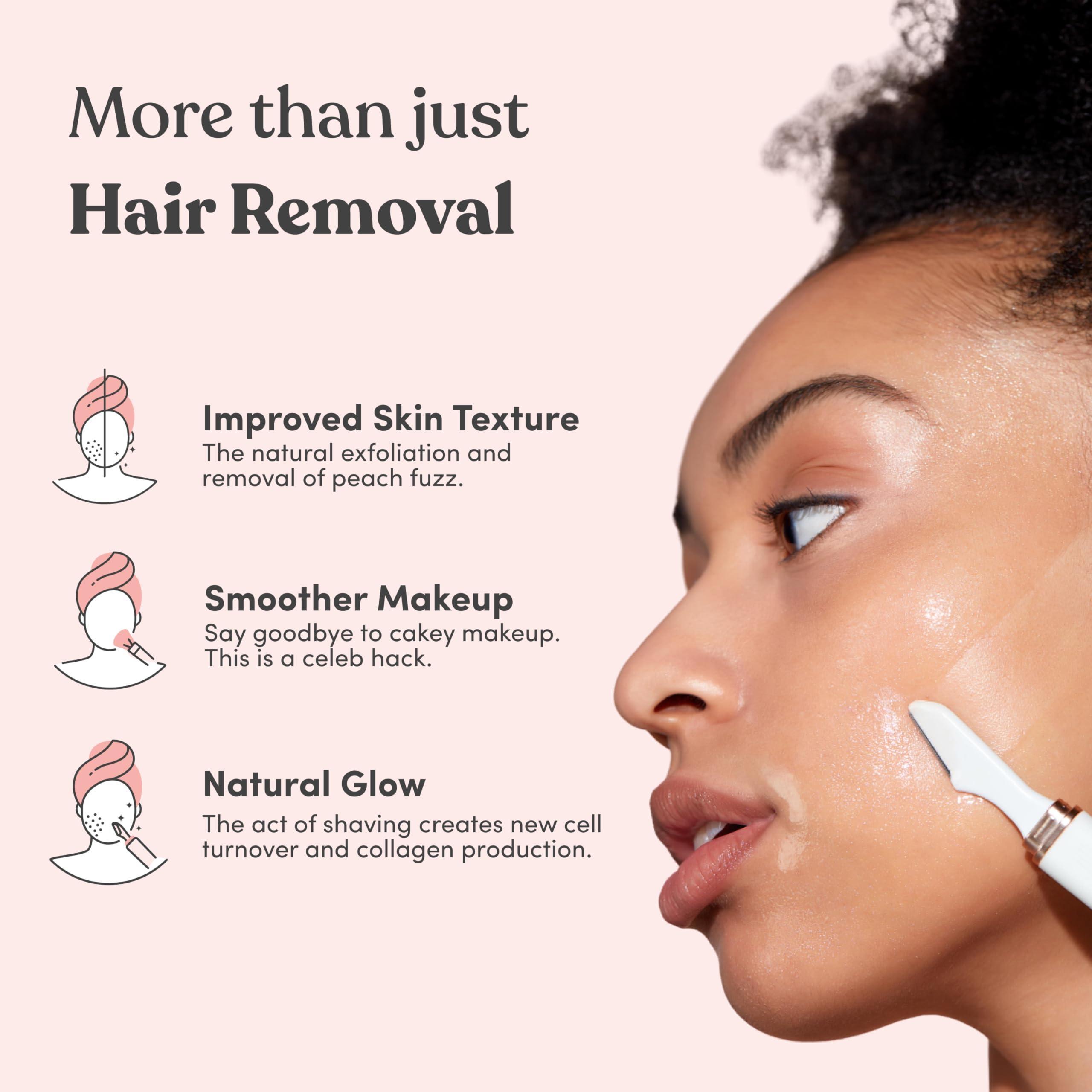 Jill Dermaplane Razor Refills for Women – 8 Blades for V1 Dermaplaner