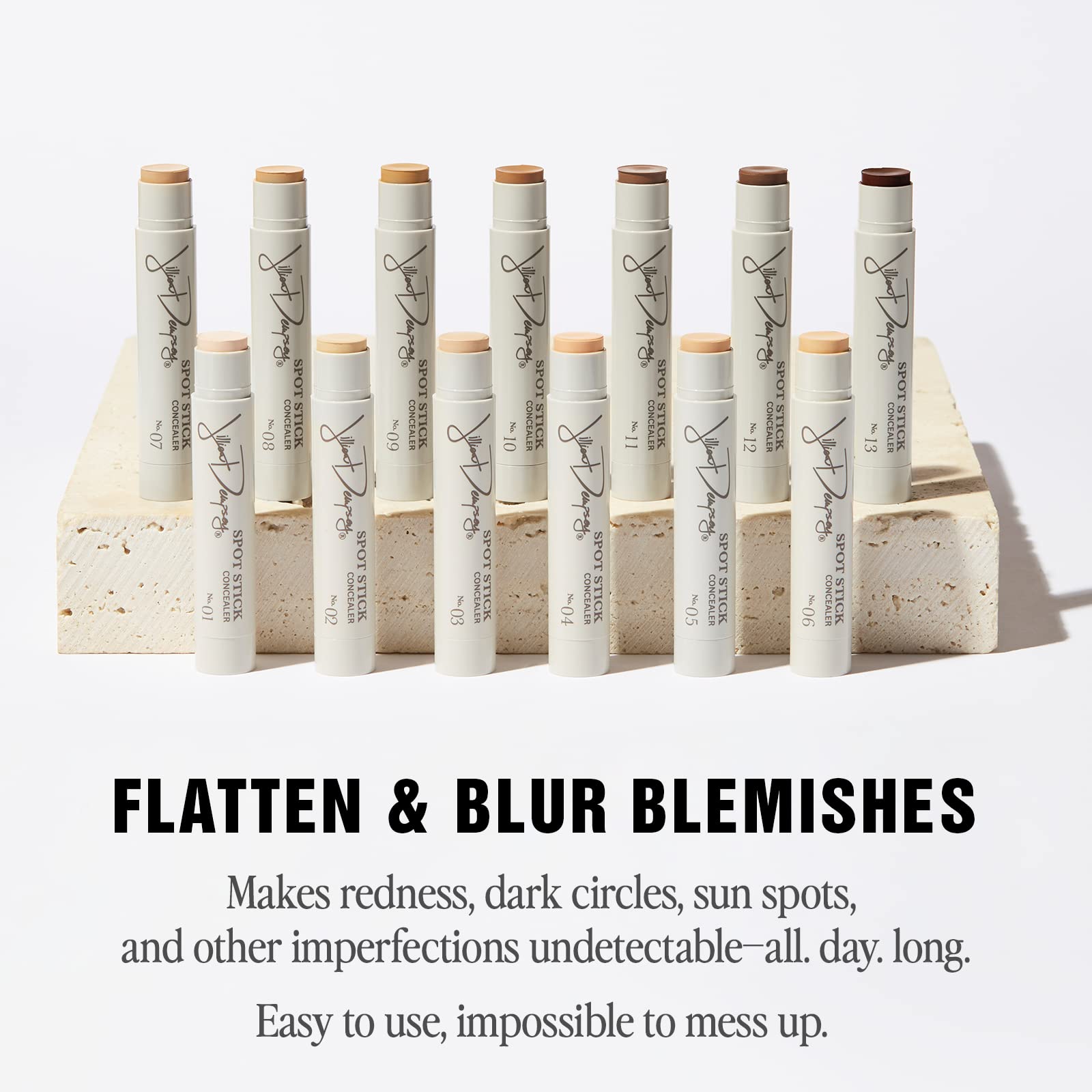 Jillian Dempsey Spot Stick Concealer No. 02 – Fair with Yellow Undertones | Matte Blemish Coverage