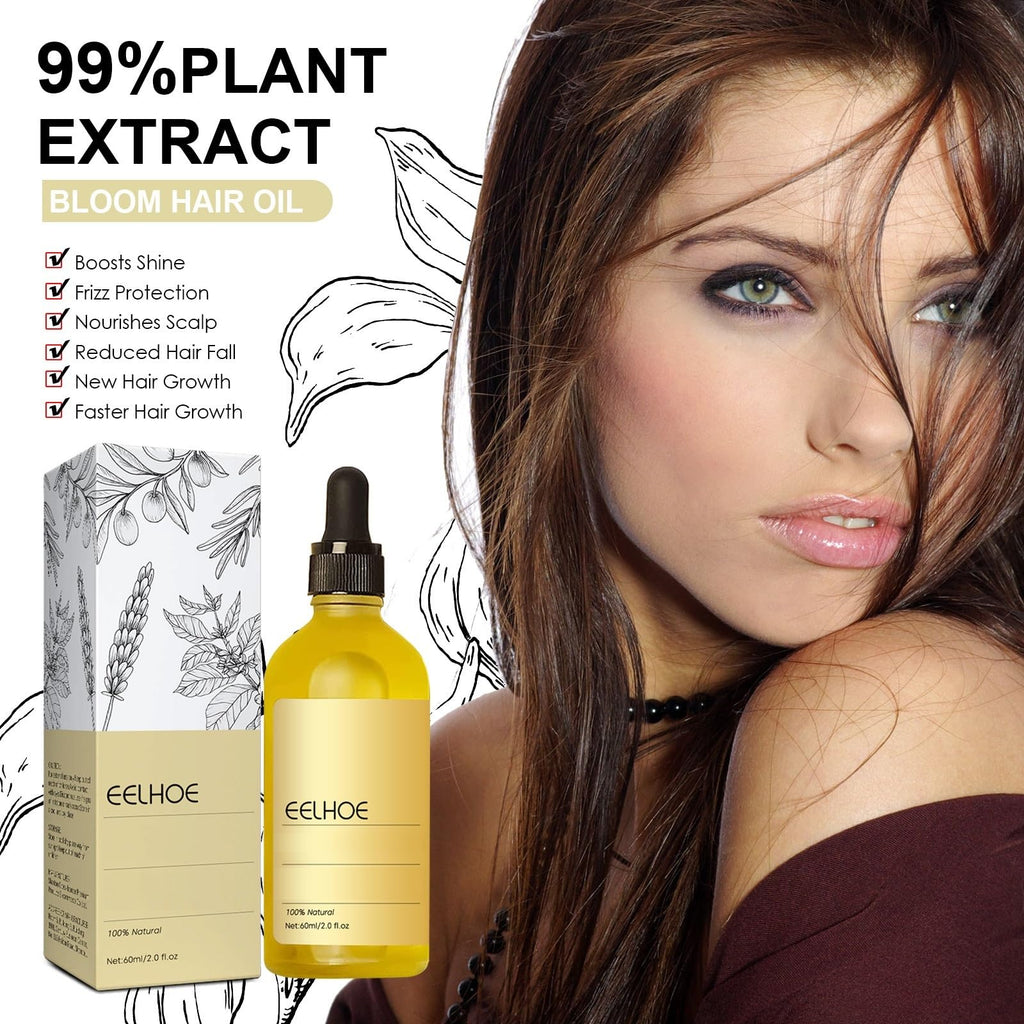 JISKG 180 ml EELHOE Rosemary Hair Growth Oil – 3-Pack for Dry & Damaged Hair
