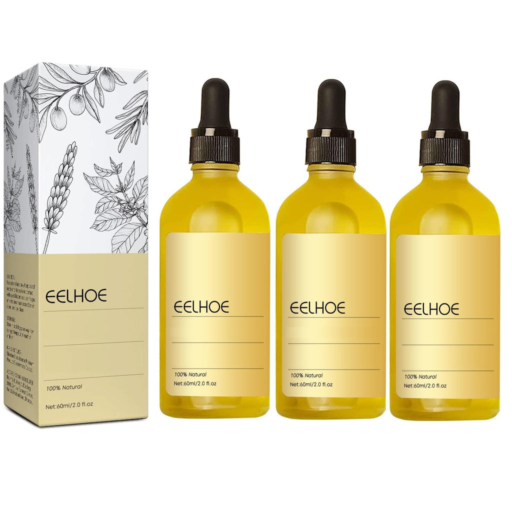 JISKG 180 ml EELHOE Rosemary Hair Growth Oil – 3-Pack for Dry & Damaged Hair