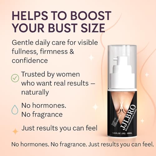 JJLBRO Breast Enhancement Cream for Quick Growth — Lifts, Firms & Fuller Look | Unscented