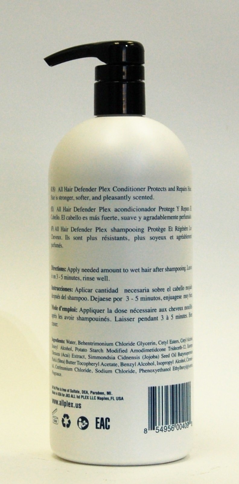 JKS ALL hd PLEX Amazing Shampoo Liter – Low pH, Sulfate-Free