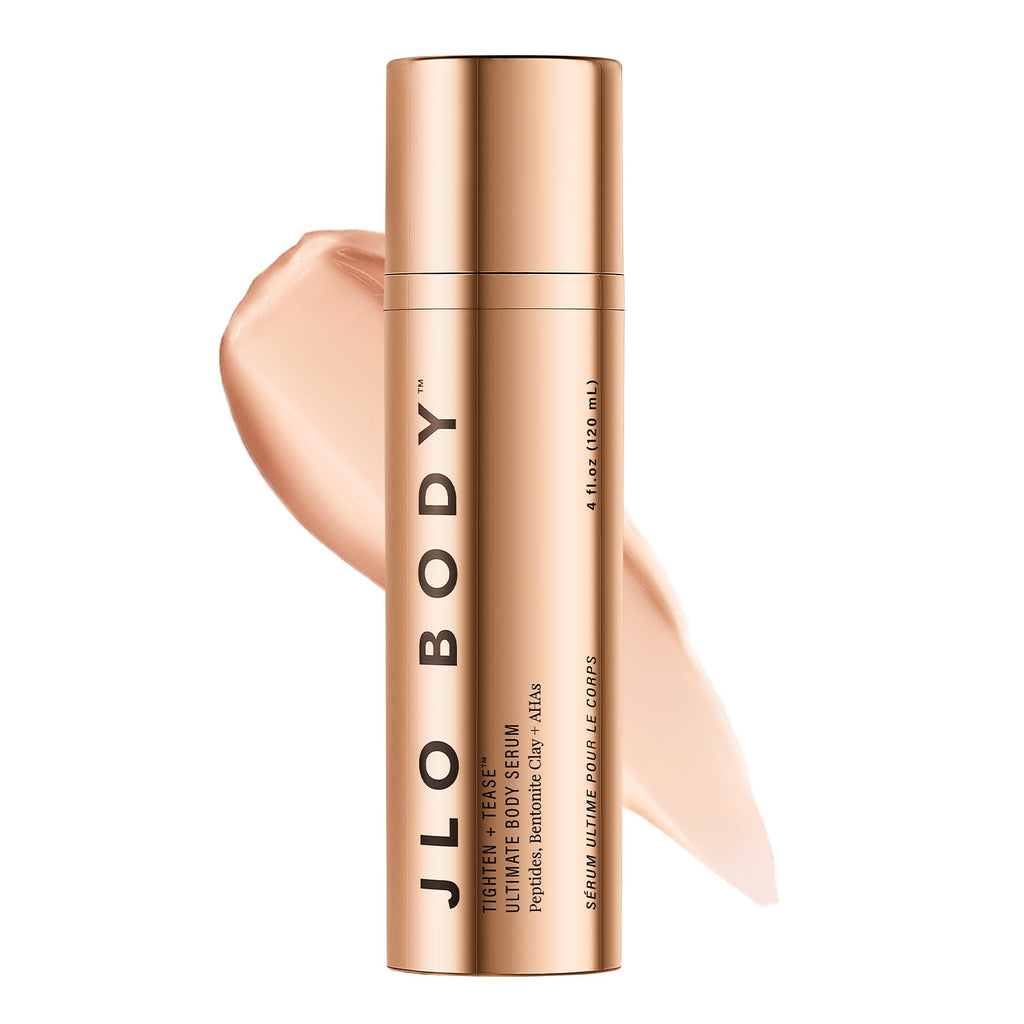 JLO BEAUTY Body Serum with AHAs & Peptides – Exfoliating Hydrating Body Lotion (4.06 oz)