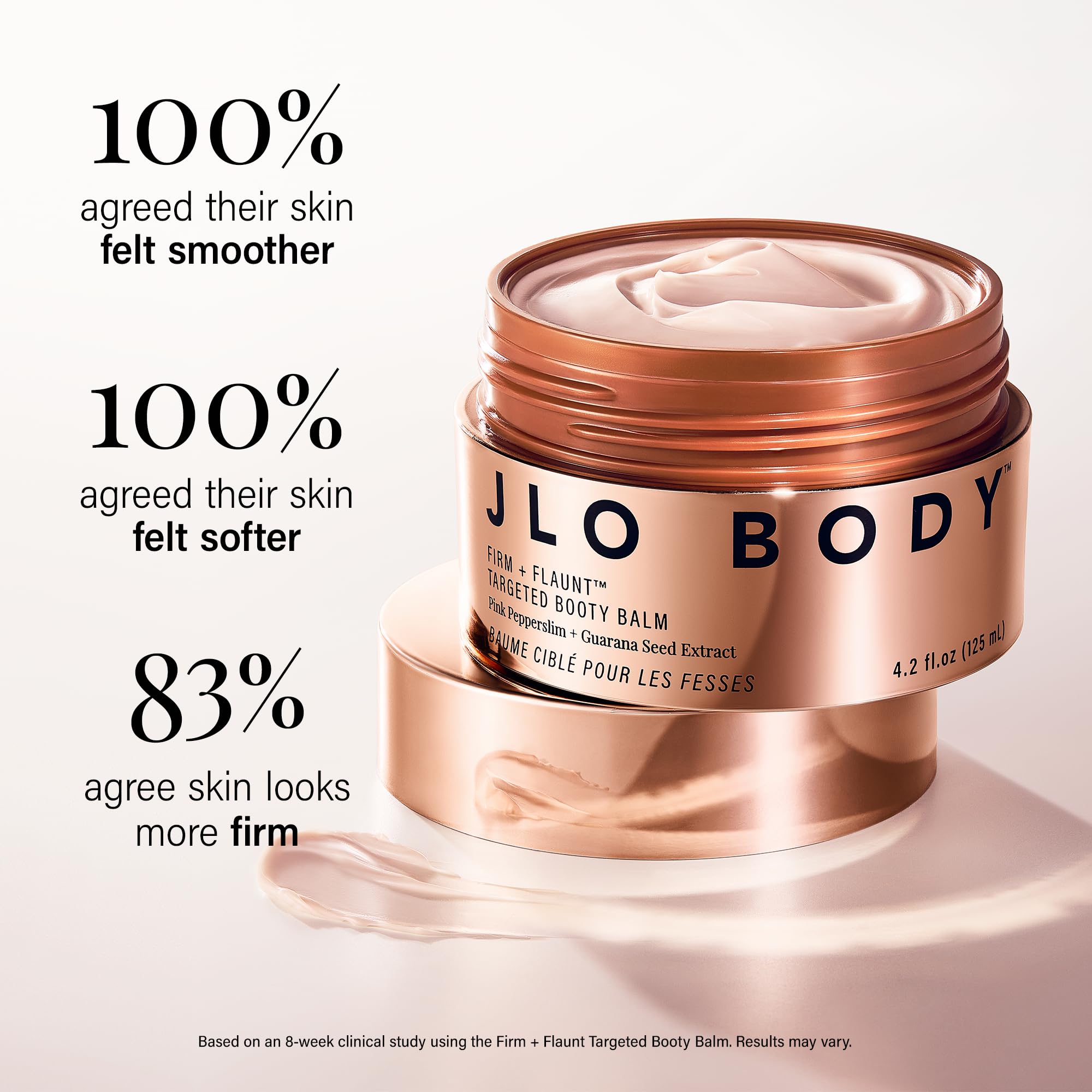 JLO BEAUTY Booty Balm – Firming Body Cream for Butt, Hips & Arms