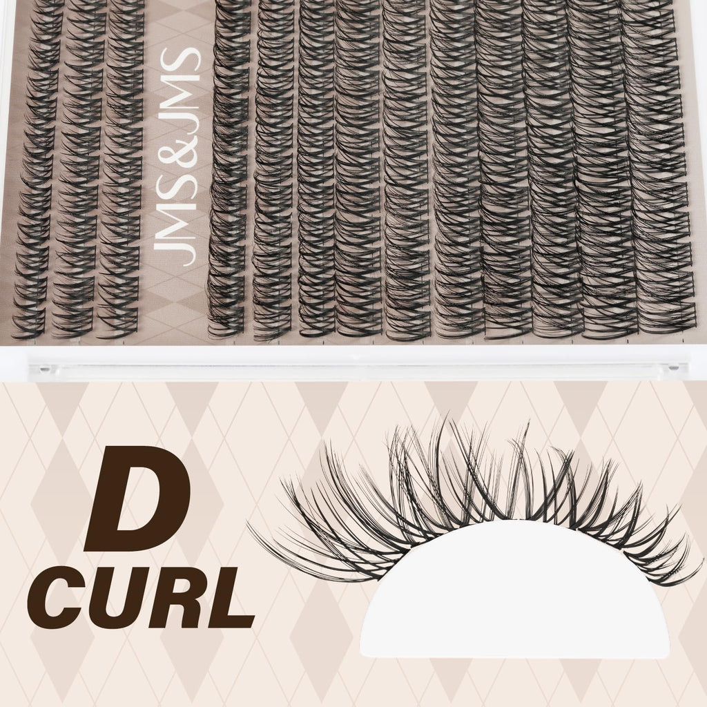 JMS&JMS Lash Clusters Kit D Curl Lash Lift — Beginner Wispy Lashes