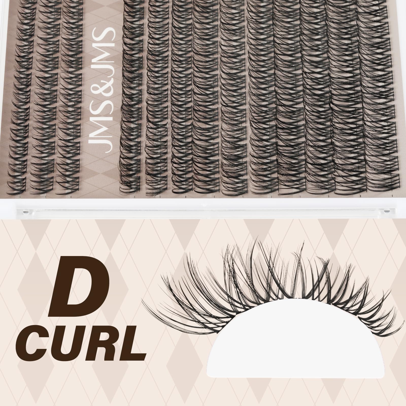 JMS&JMS Lash Clusters Kit D Curl Lash Lift — Beginner Wispy Lashes
