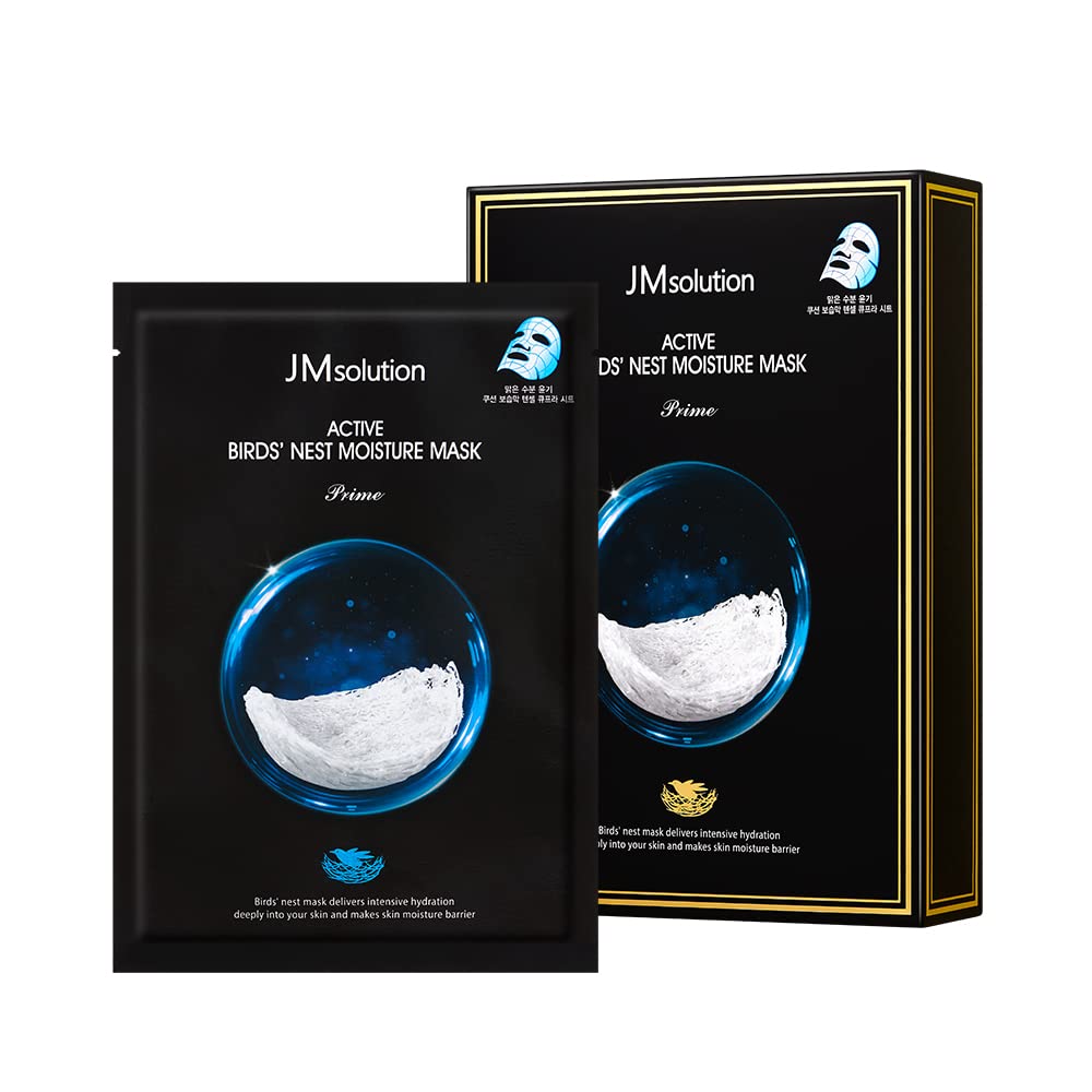 JMsolution Active Birds' Nest Moisture Mask - 10 Sheet Masks