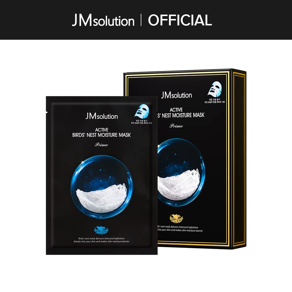 JMsolution Active Birds' Nest Moisture Mask - 10 Sheet Masks