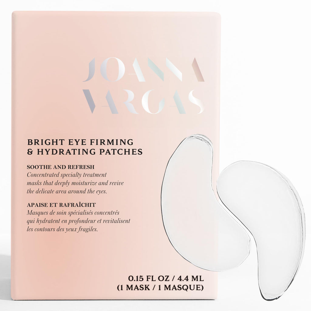 Joanna Vargas Eye Gel Mask – Hydrating Under Eye Patches with Hyaluronic Acid & Chamomile