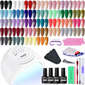 JODSONE Gel Nail Polish Kit with UV Light – 36‑Piece Set + Manicure Tools