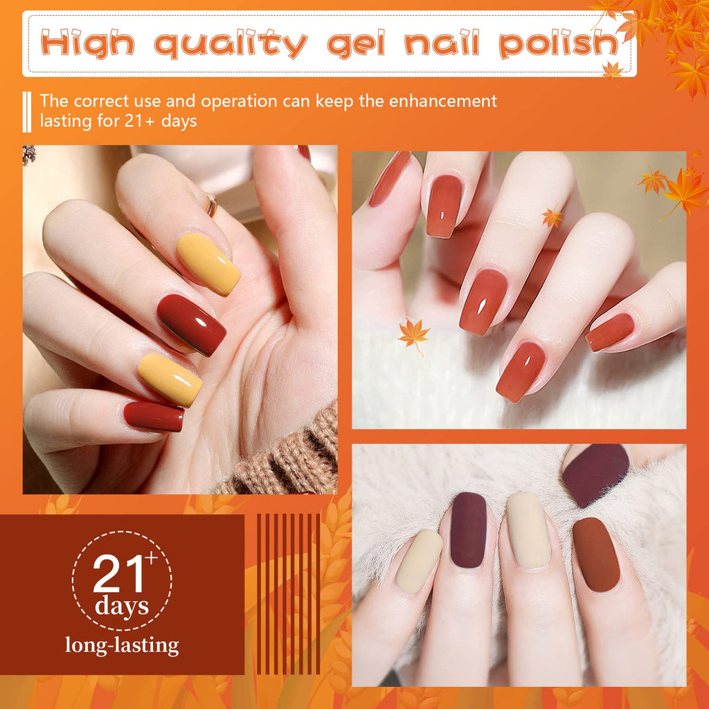 JODSONE 36-Pcs Gel Nail Polish Kit with UV Light – 32 Colors + Base & Top Coats