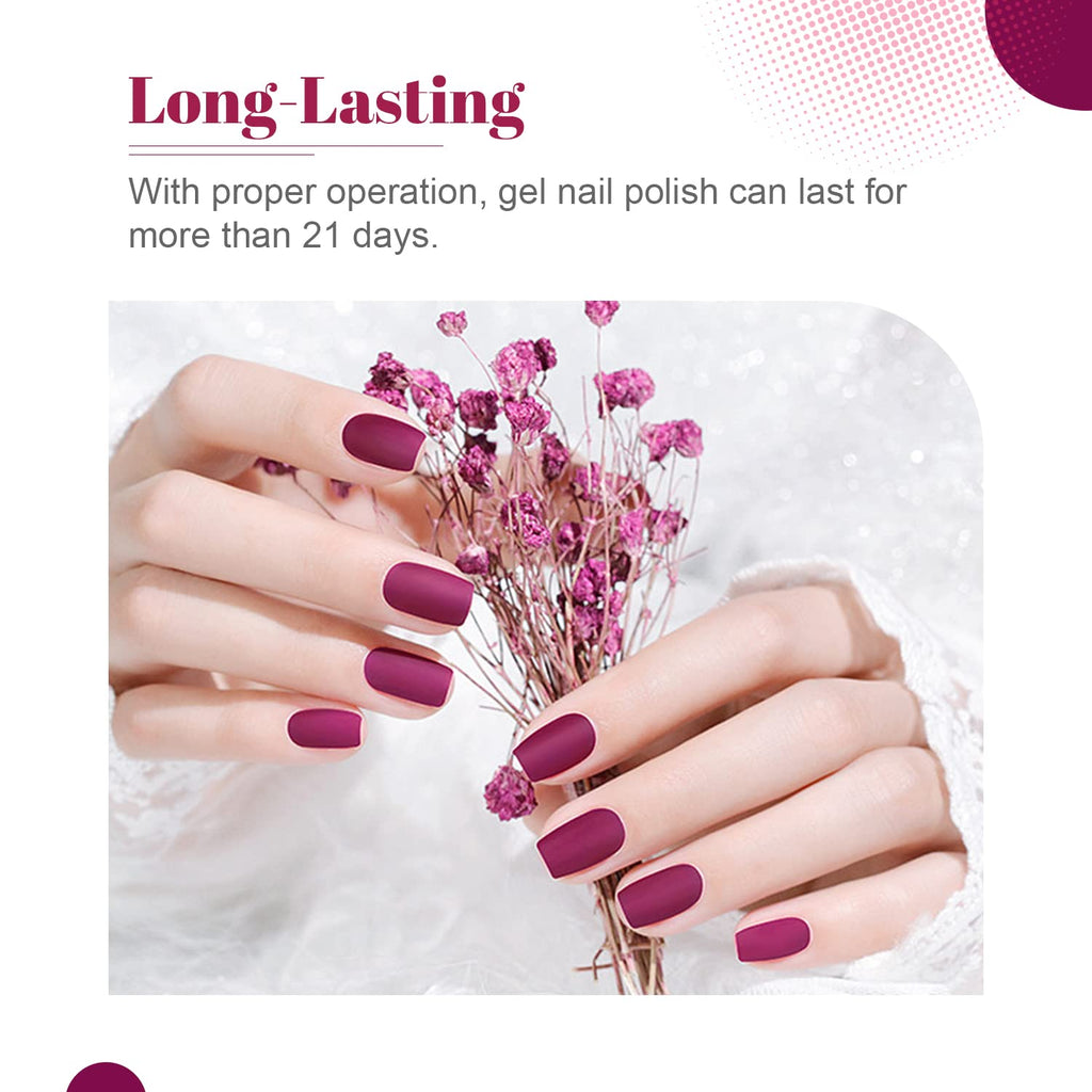 JODSONE 36-Piece Gel Nail Polish Starter Kit with UV LED Lamp – 32 Colors, Base/Top Coats & Tools