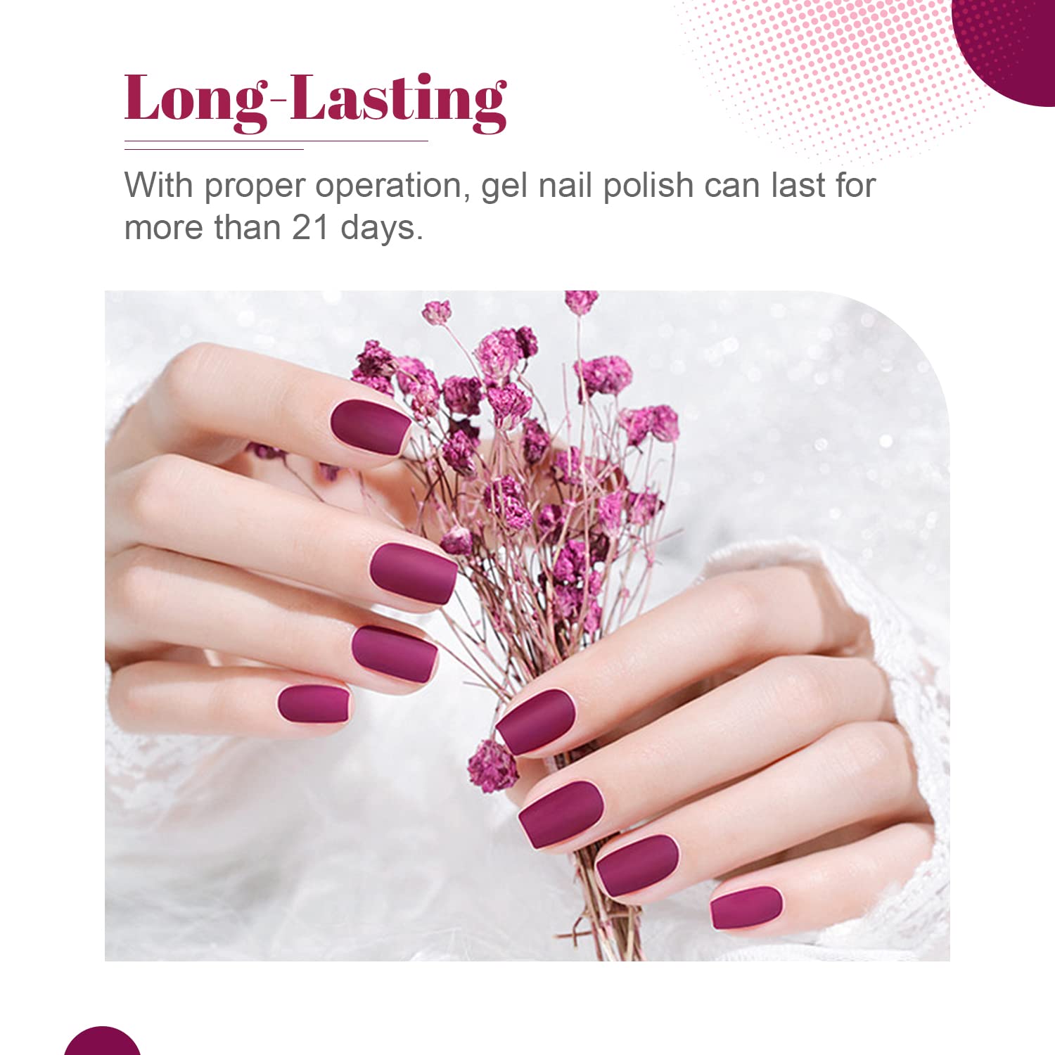 JODSONE 36-Piece Gel Nail Polish Starter Kit with UV LED Lamp – 32 Colors, Base/Top Coats & Tools