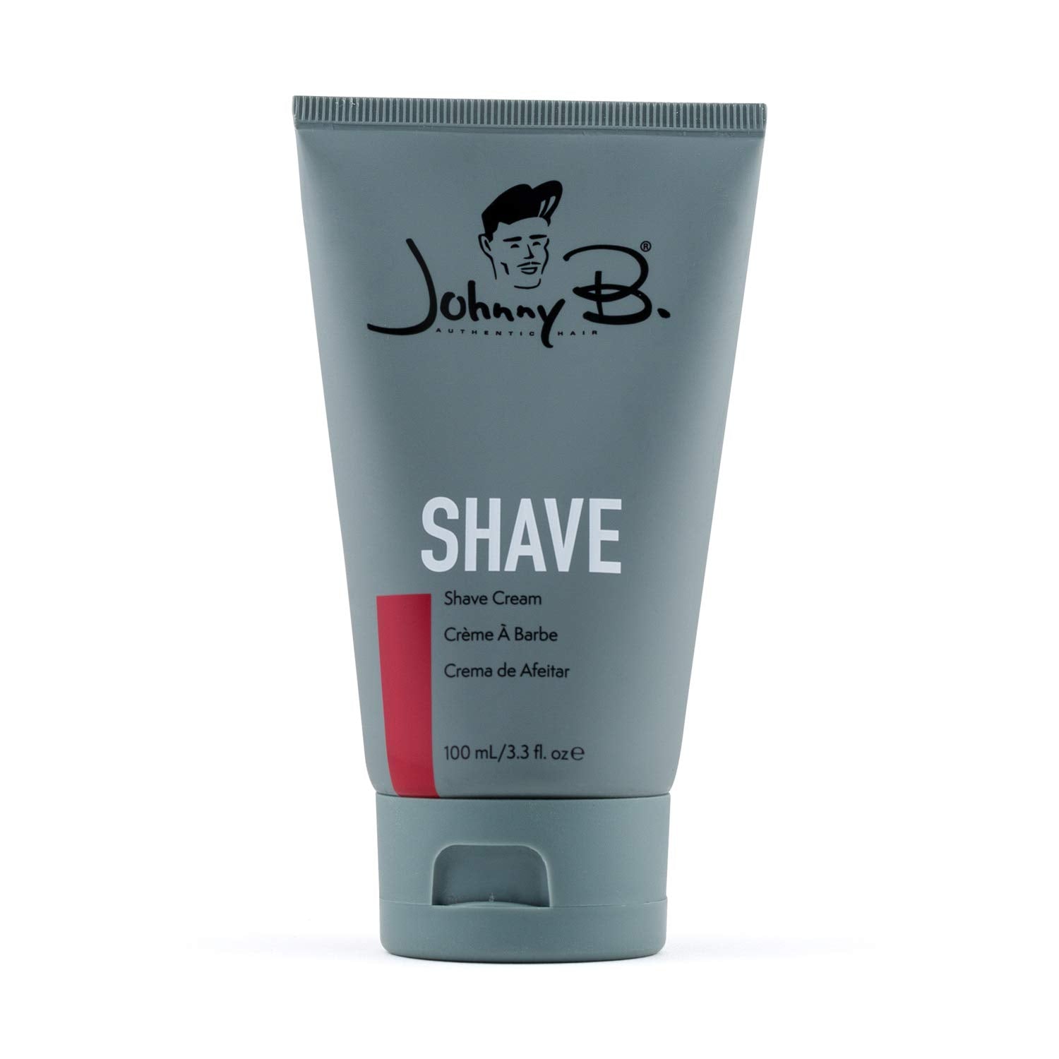 JOHNNY B. Professional Men's Shave Cream Tube 3.3 oz | Barbershop-Quality Shaving & Skin Conditioning