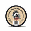 Johnny Slicks Organic Shave Soap – Smooth Shaving with Shea Butter, Tea Tree & Jojoba (8 oz)