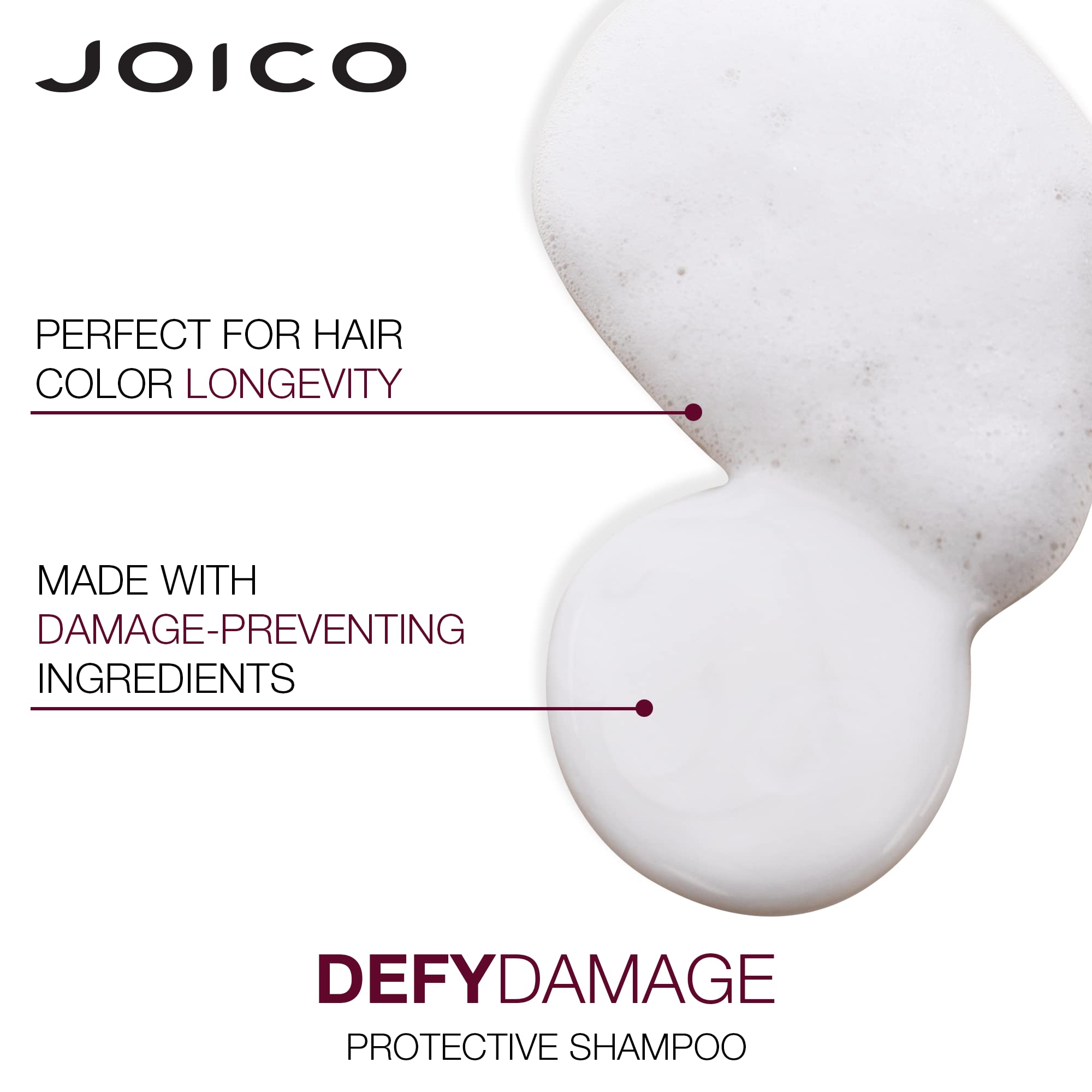 Joico Defy Damage Protective Shampoo & Conditioner Set – Bond Strengthening & Color Longevity