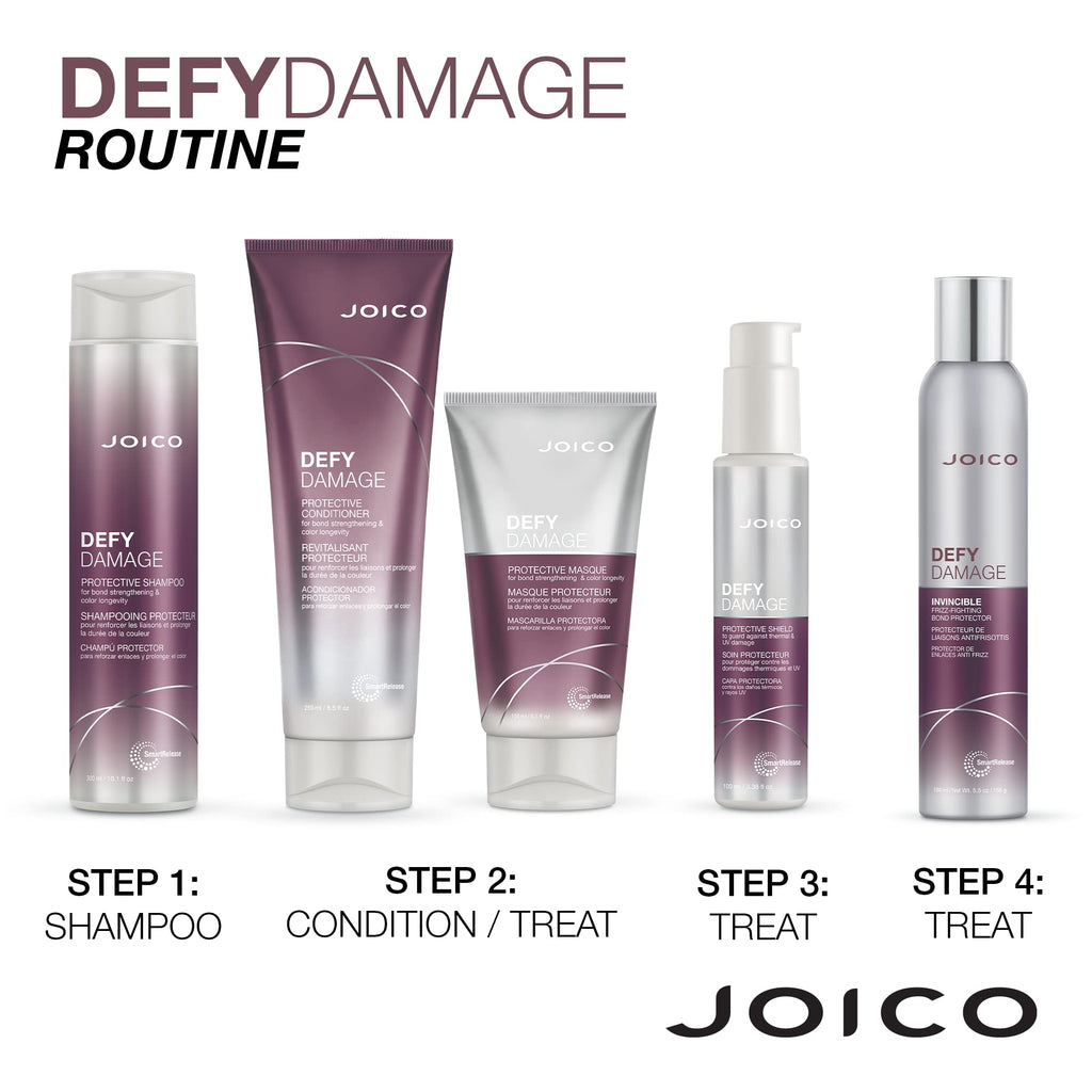 Joico Defy Damage Protective Shampoo & Conditioner Set – Bond Strengthening & Color Longevity
