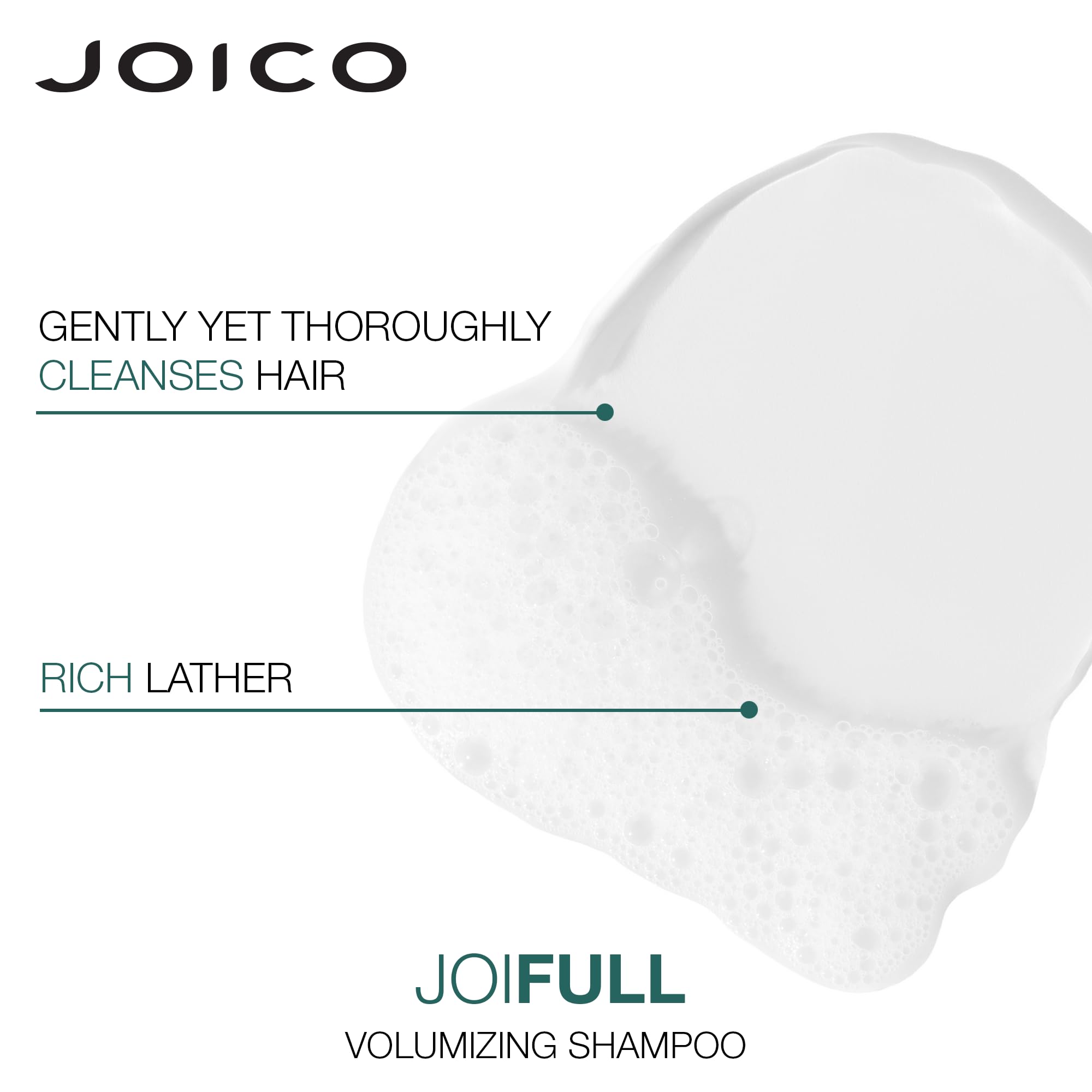 Joico JoiFULL Volumizing Shampoo & Conditioner Set | Plush, Lasting Fullness for Fine Hair