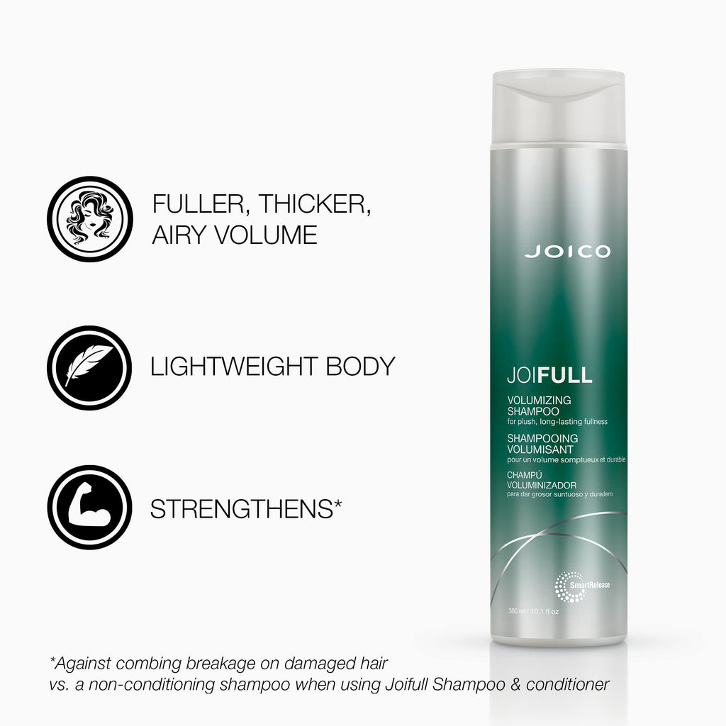 Joico JoiFULL Volumizing Shampoo & Conditioner Set | Plush, Lasting Fullness for Fine Hair