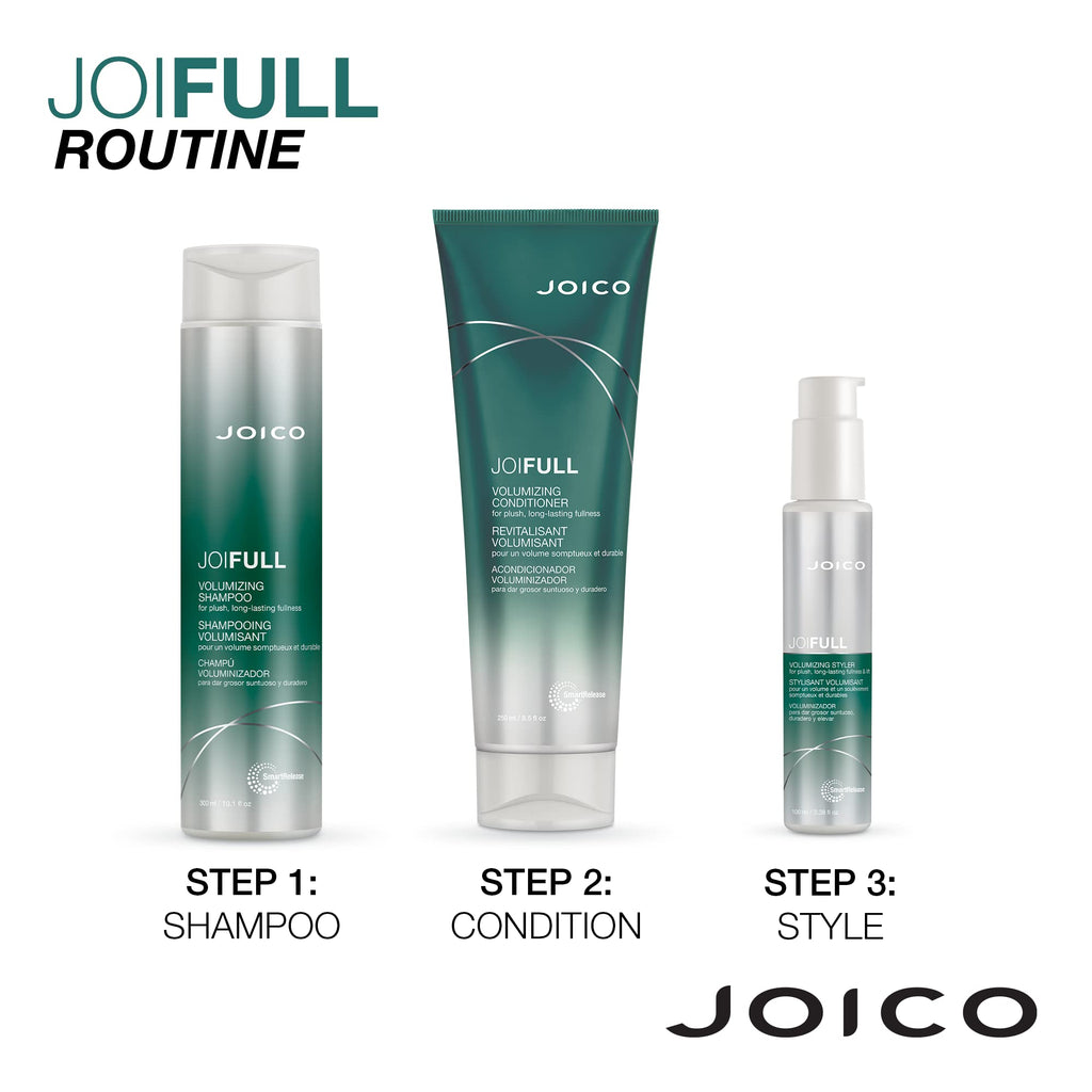 Joico JoiFULL Volumizing Shampoo & Conditioner Set | Plush, Lasting Fullness for Fine Hair