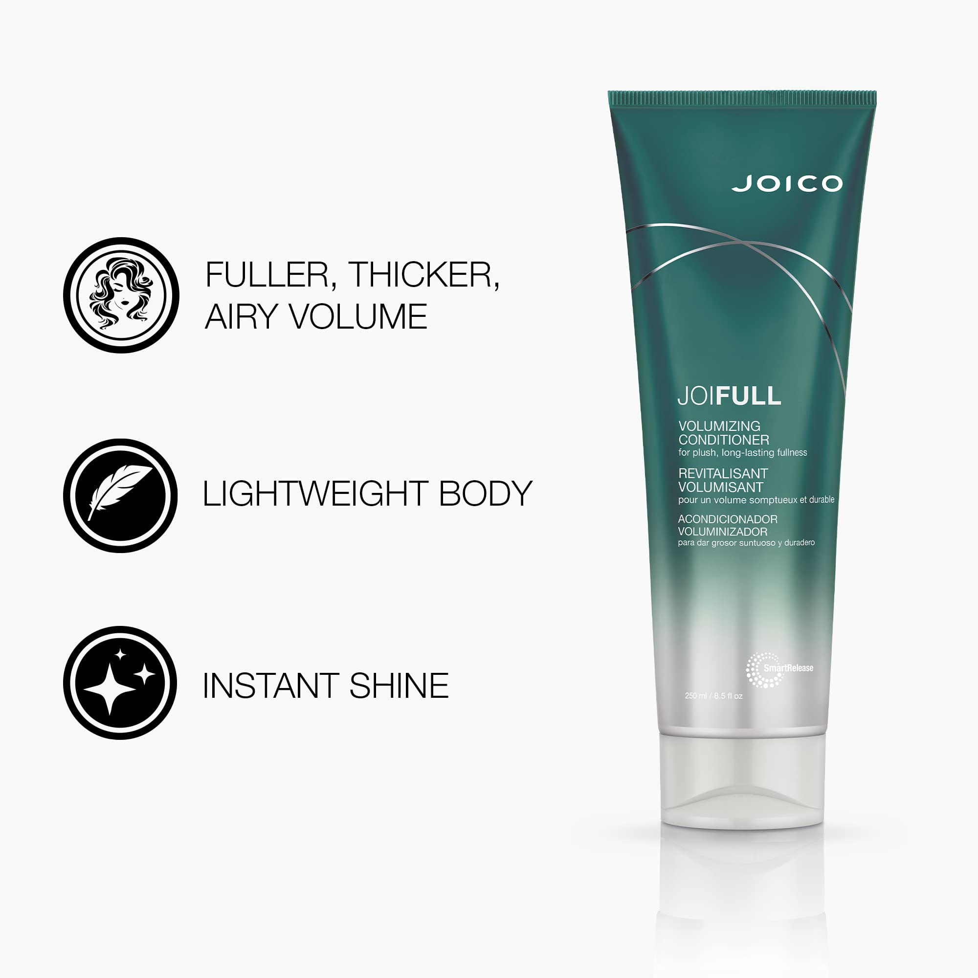Joico JoiFULL Volumizing Shampoo & Conditioner Set | Plush, Lasting Fullness for Fine Hair