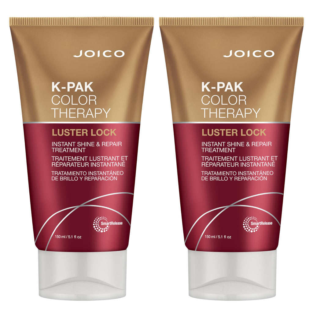 Joico K-PAK Color Therapy Luster Lock – Instant Shine & Repair (2 x 4.7 oz) with Keratin & Argan Oil