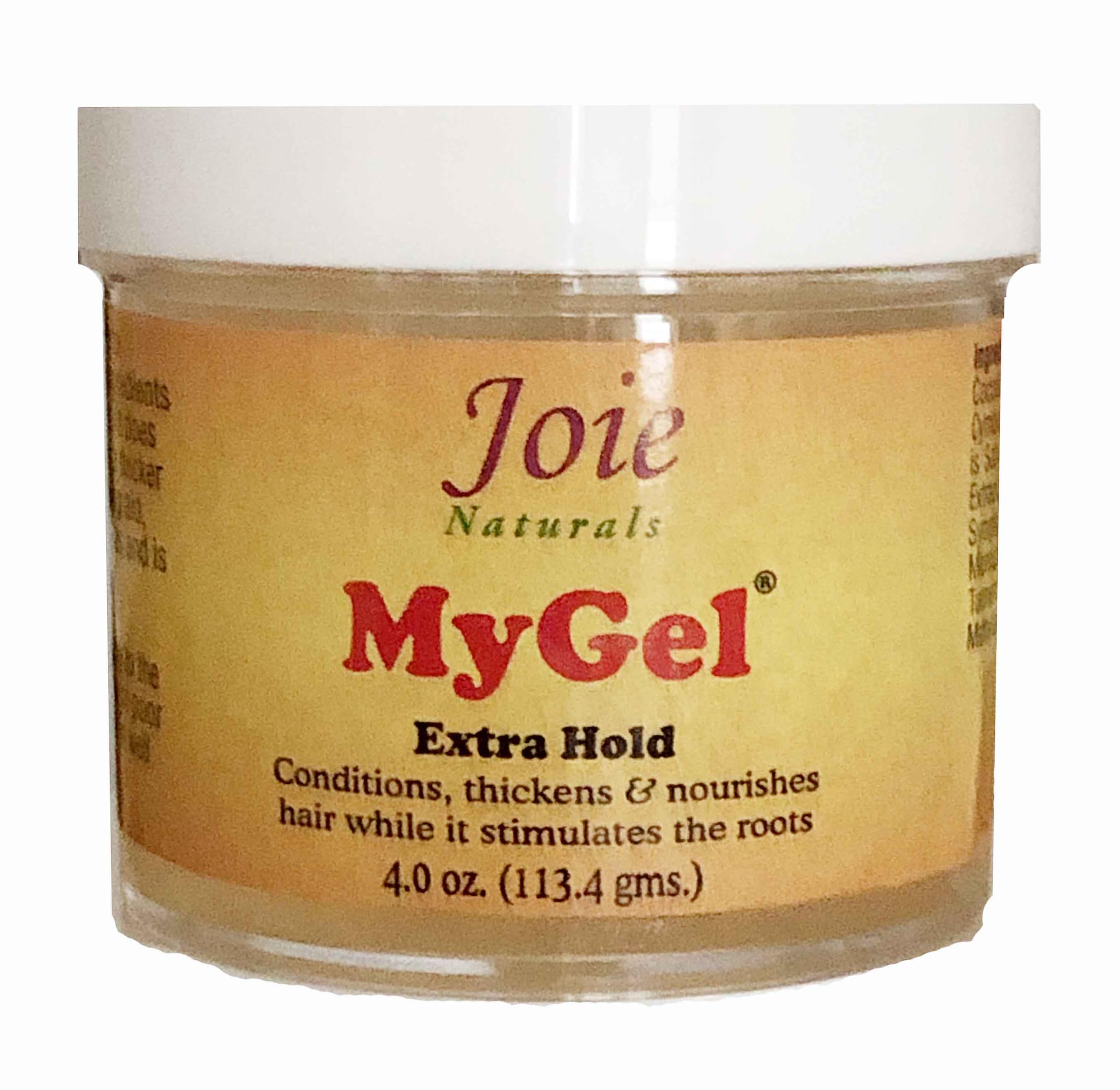 Joie Naturals MyGel Hair Extra Hold Edge Control Gel for Braiding (4oz)