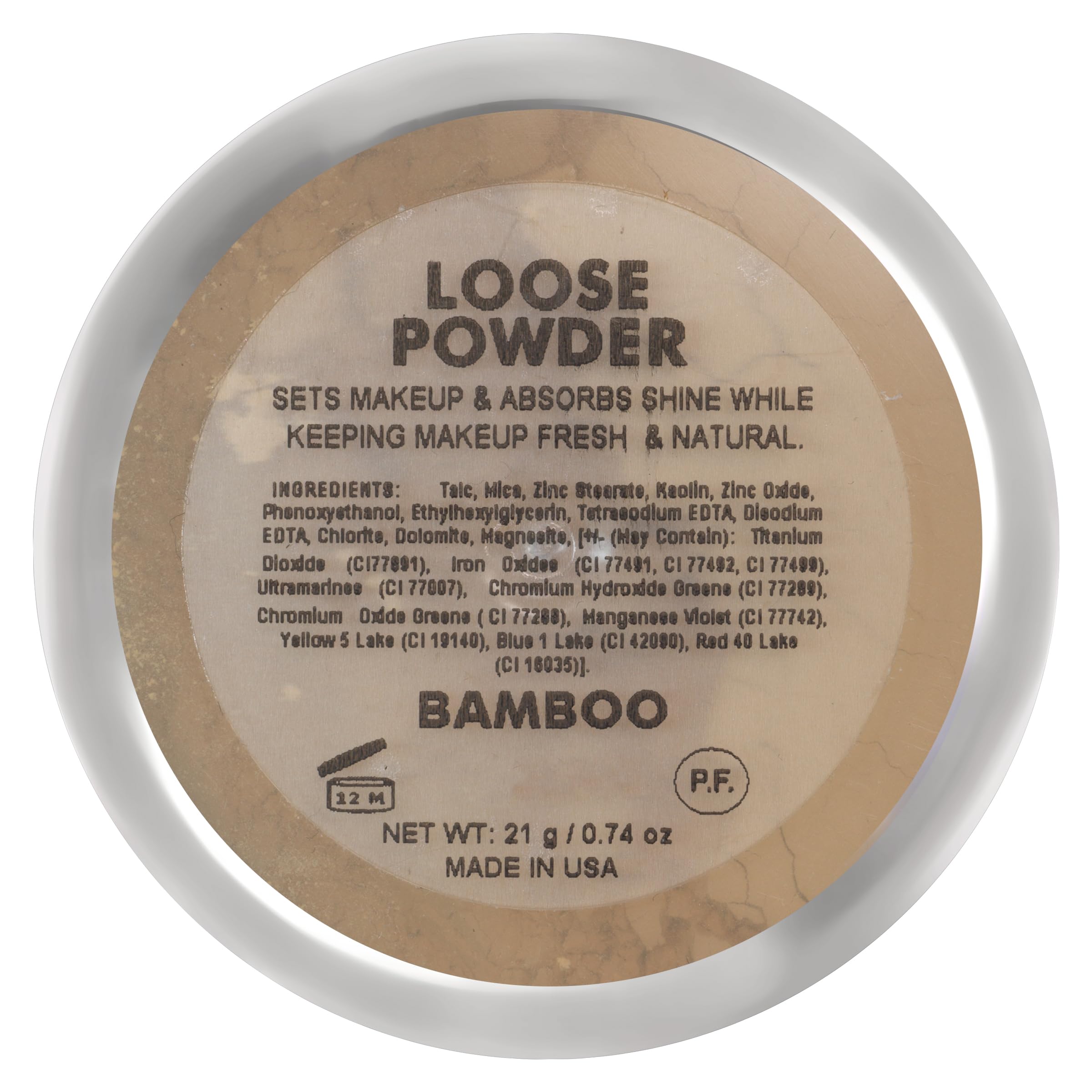 Jolie Micro-Fine Ultra Smooth Loose Setting Powder 21g – Bamboo | Natural Finish & Shine Control