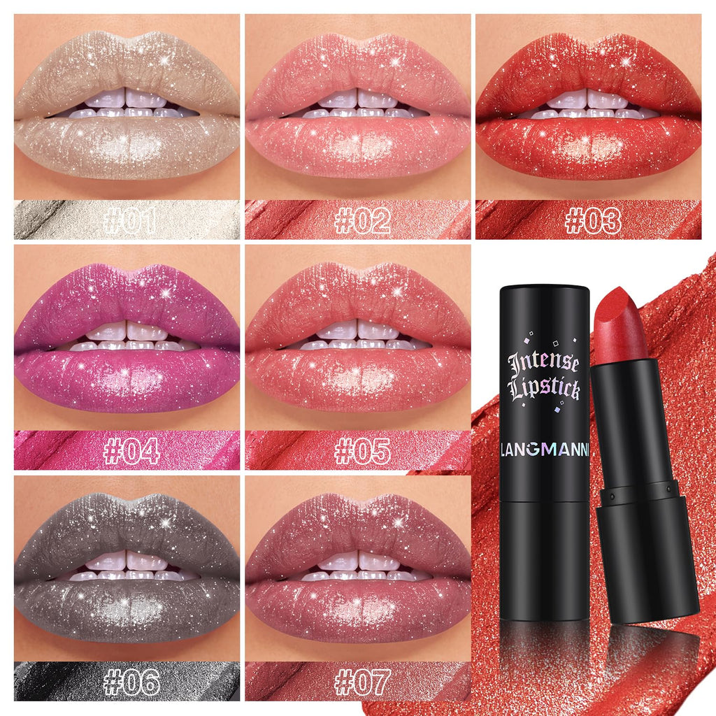 Jolilab Sparkling Lip Gloss – Long-Lasting Waterproof Glitter Lip Gloss for Women
