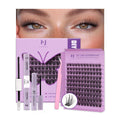 Jomay Lash Clusters Kit – DIY Wispy Lashes (D Curl 10-18mm), Waterproof Hold | M J JOMAY