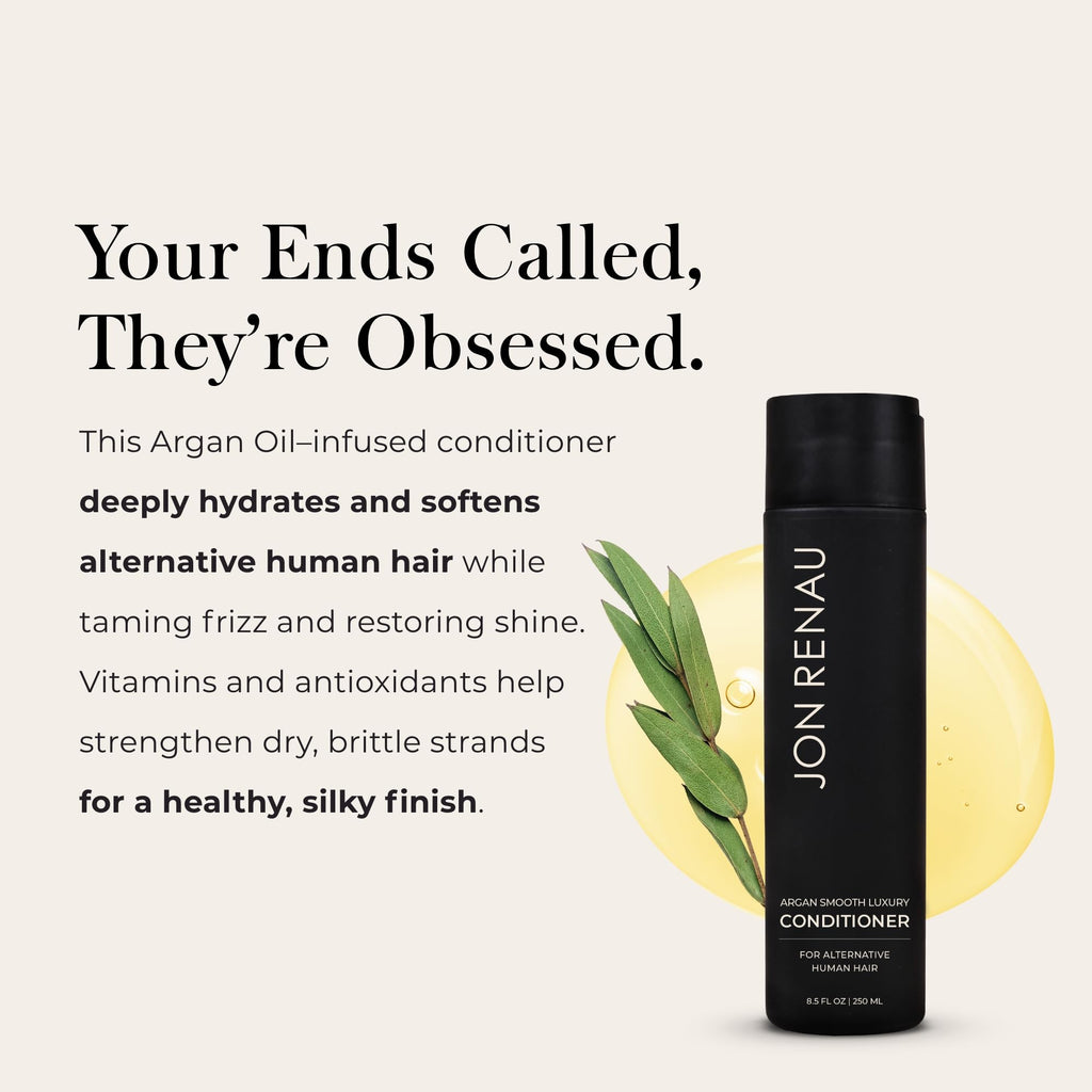 Jon Renau Argan Smooth Luxury Conditioner — Deep Hydration for Wigs & Toppers