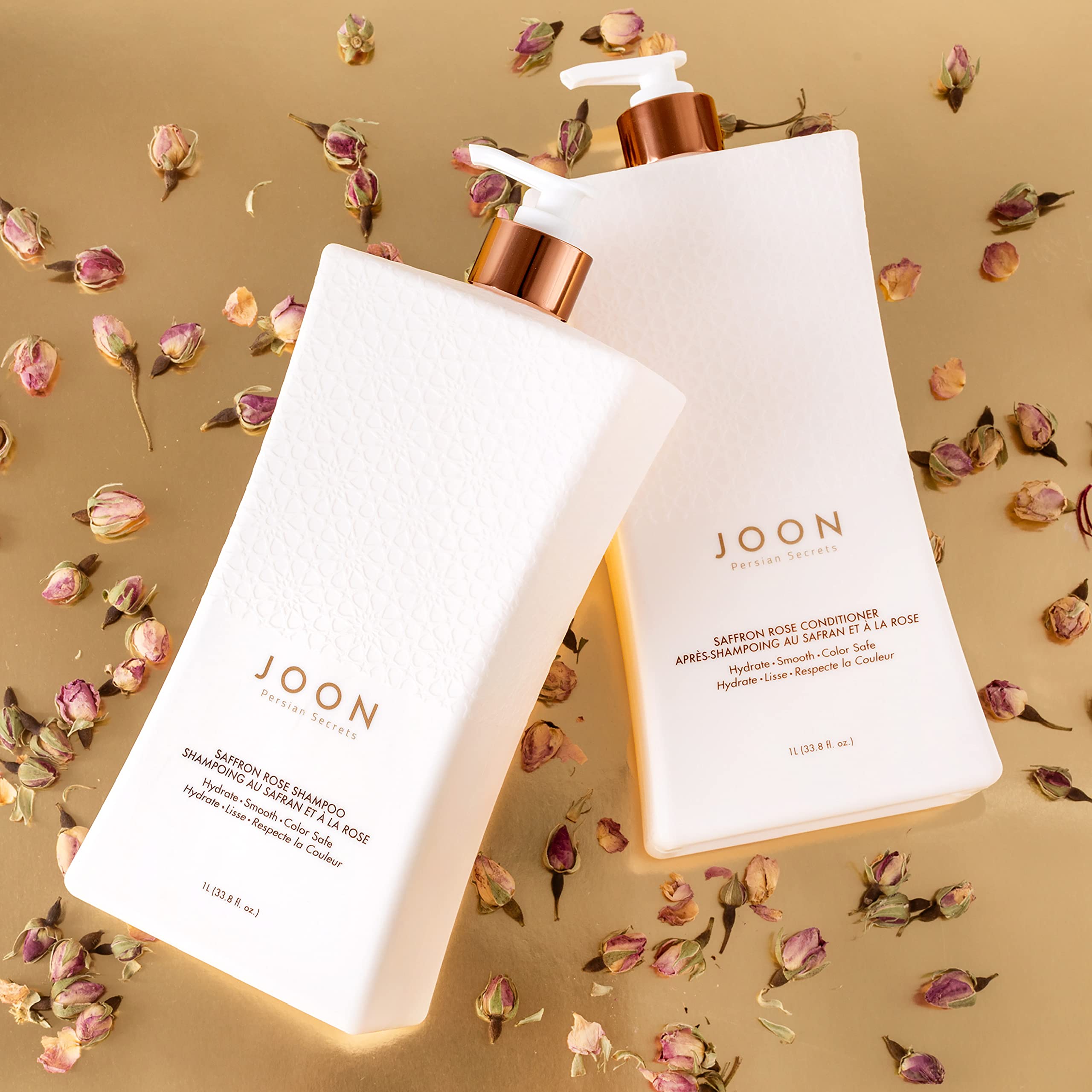 Joon Saffron Rose Shampoo with Pomegranate & Pistachio Oil – 33.8 Fl Oz