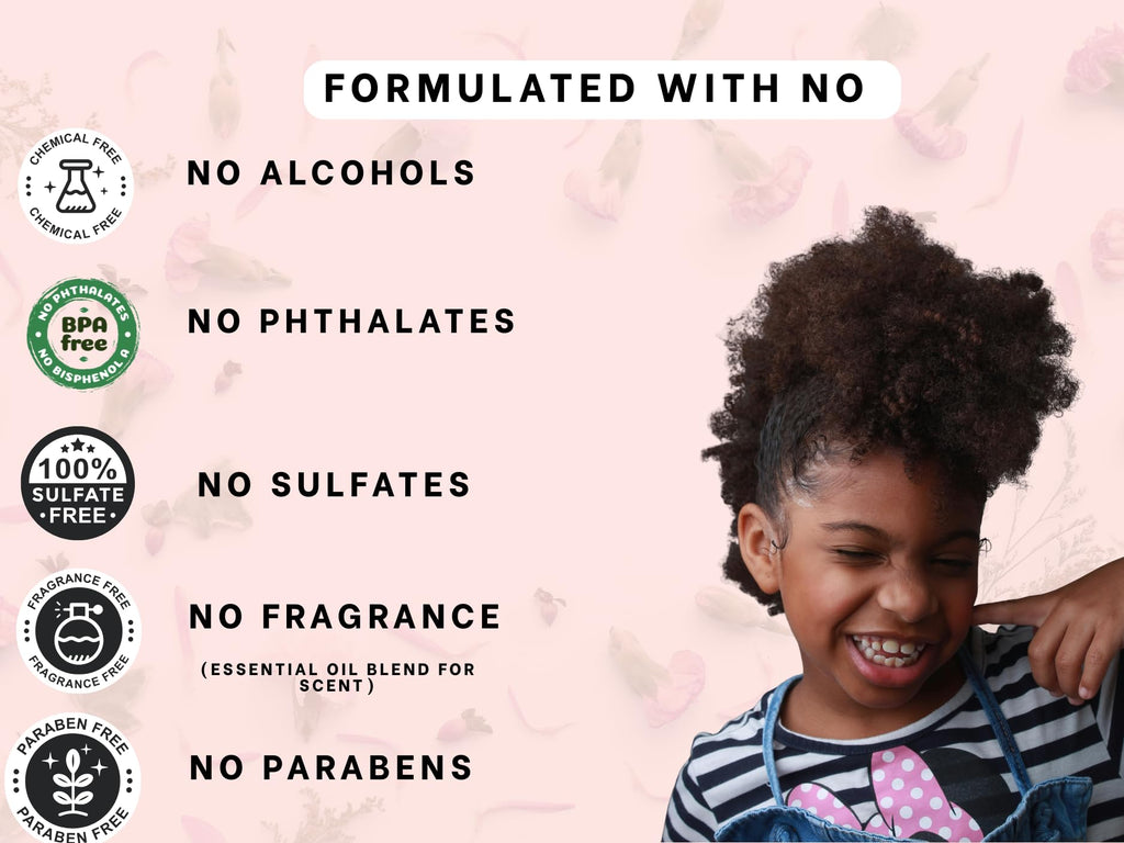 J'Organic Solutions Kid's 4C Hair Kit – Moisturizer, Growth Oil, Detangler, Shampoo & Conditioner