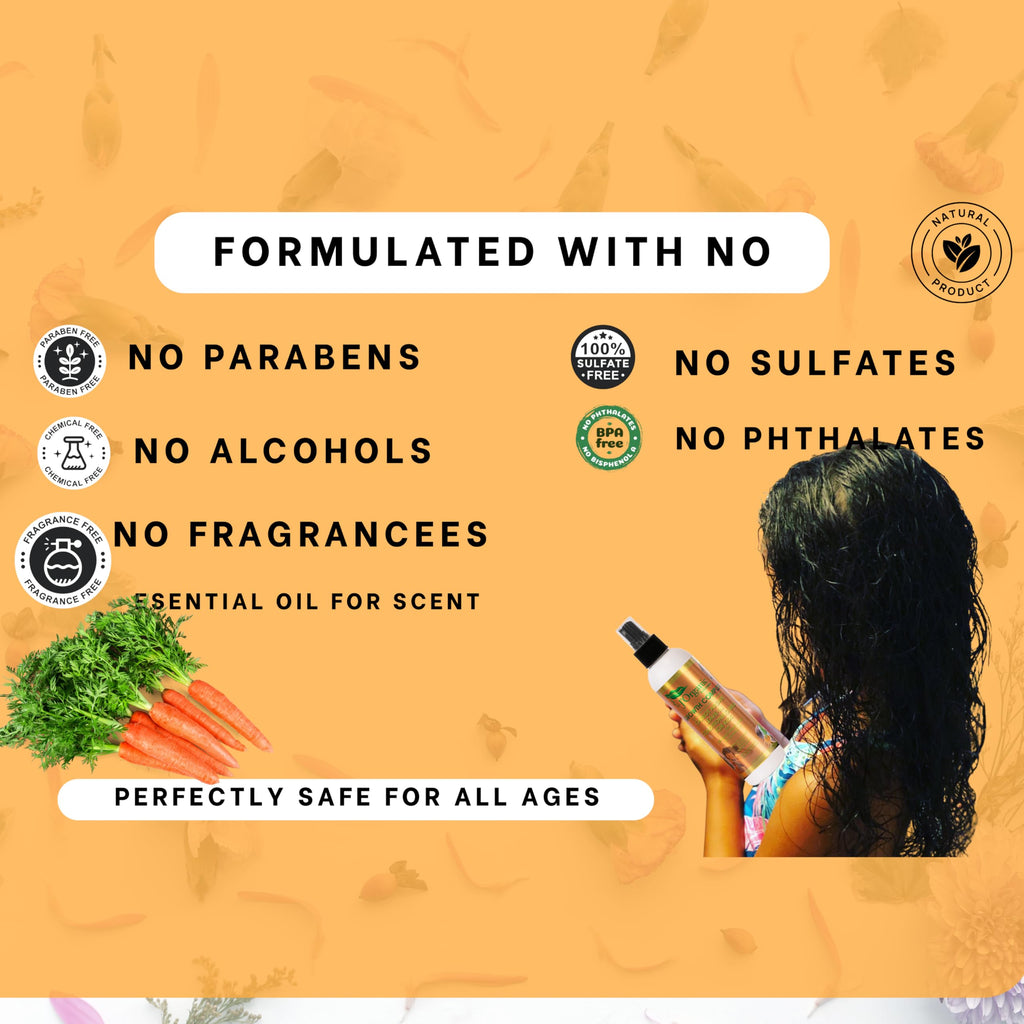 J'Organic Solutions 4-Piece Kids Curl Care Kit | Leave-In Conditioner, Scalp Stimulator, Shampoo & Conditioner