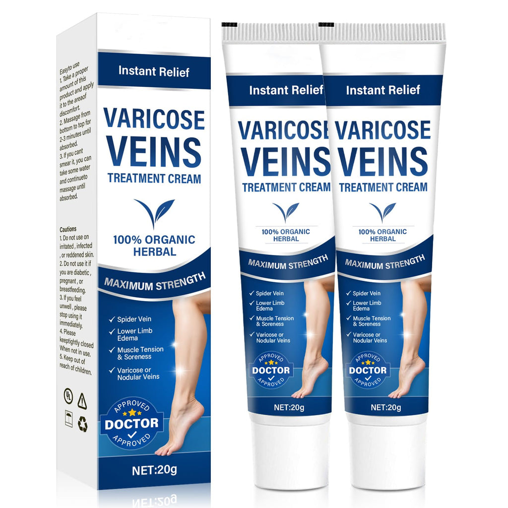 Josera Varicose Veins Cream for Legs – Soothing Relief & Smoother Skin (2 x 20 g)