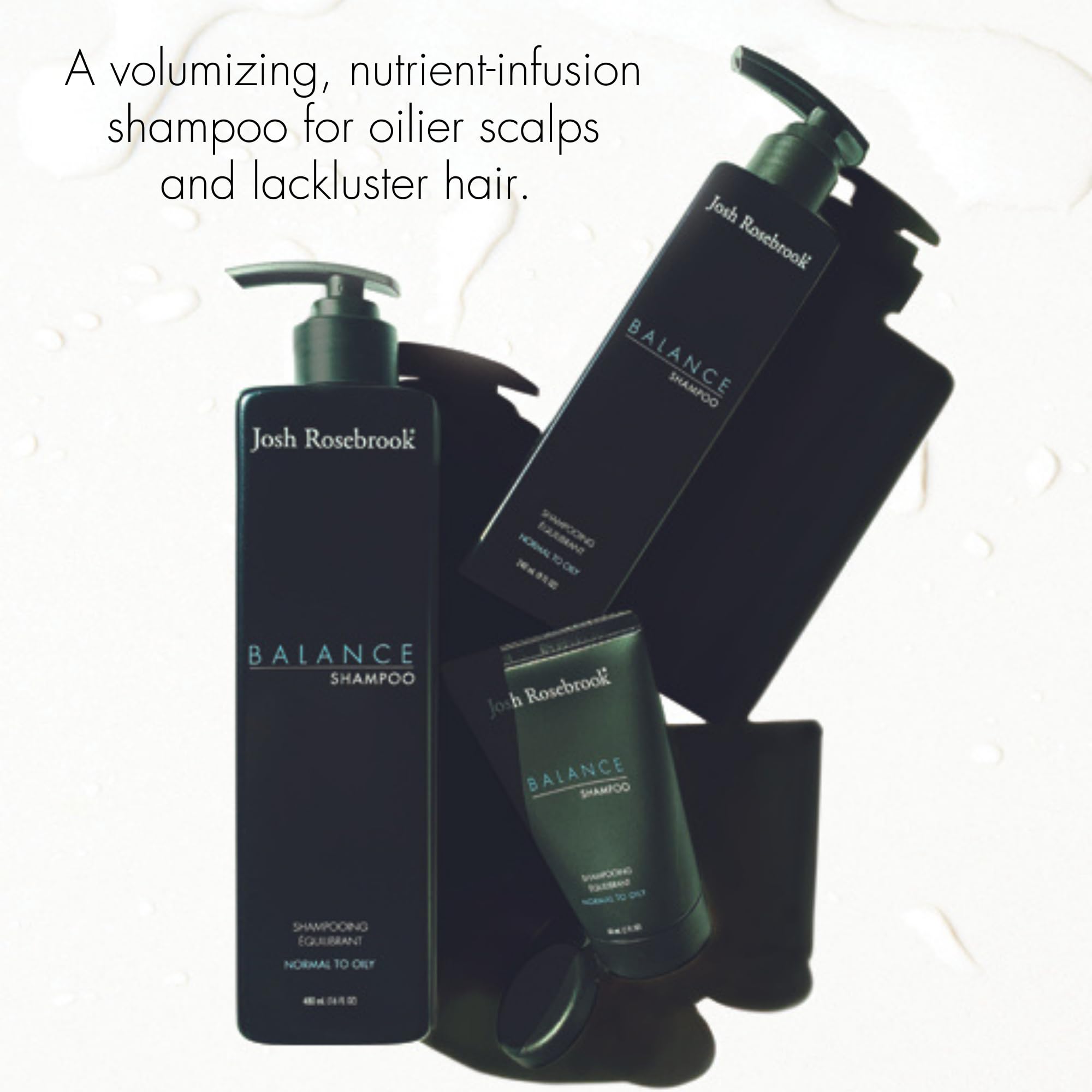 Josh Rosebrook Balance Shampoo | All Hair Textures & Oily Scalp Balance – 240 mL
