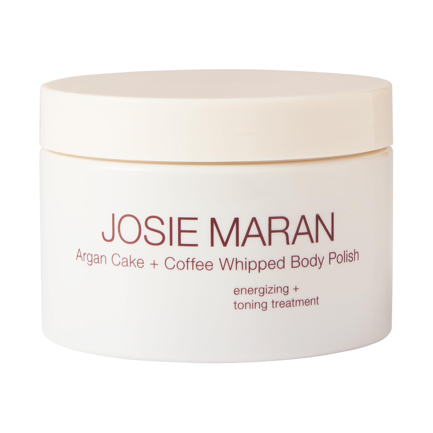 Josie Maran Argan Cake & Coffee Whipped Body Polish – Mocha Whip (10 oz) Exfoliating Scrub