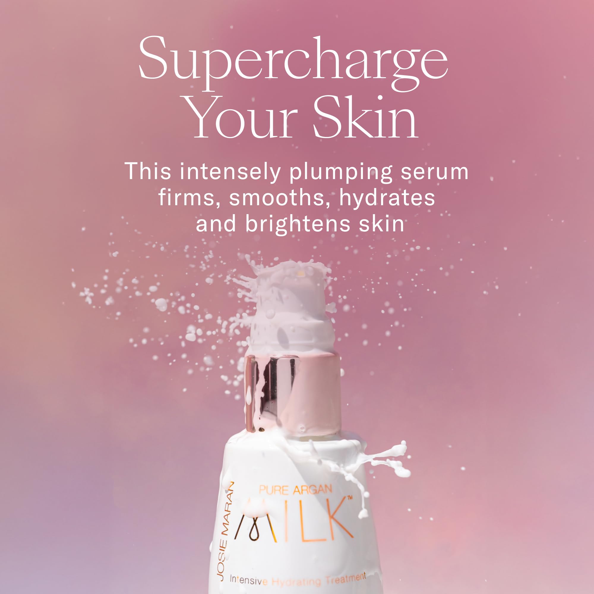Josie Maran Pure Argan Milk & Triple Hydroxy Resurfacing Set – Hydration + Exfoliation (2 Pieces)