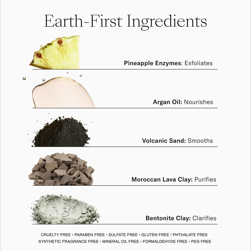 Josie Maran Whipped Argan + Pineapple Enzyme Deep Pore Cleansing Mask - Purifying Pore Mask