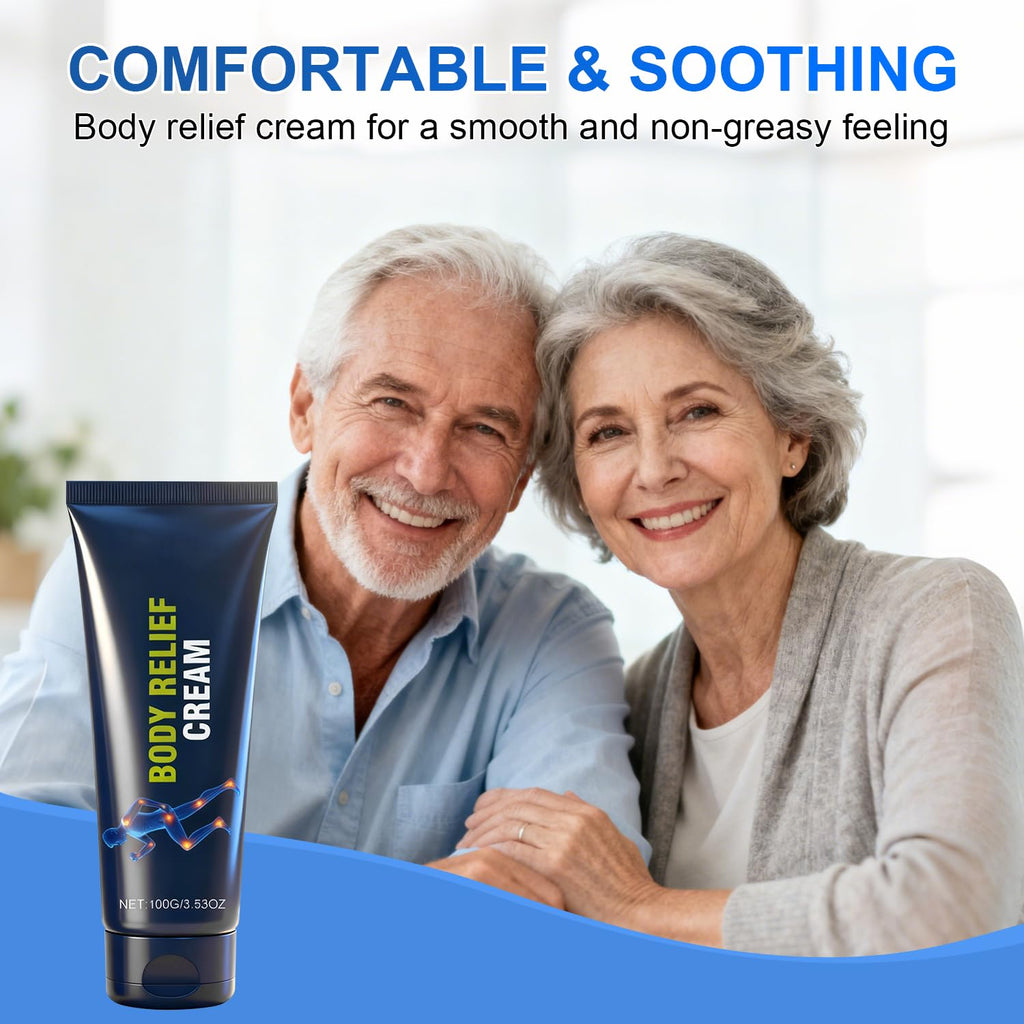 Josmon Neuropathy Body Relief Cream – Capsaicin & Arnica, Fast-Absorbing, Non-Greasy, 3.53 oz, 2-Pack