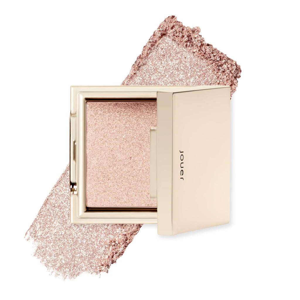 Jouer Powder Highlighter Rose Quartz – Buildable, Vegan, Cruelty-Free Glow