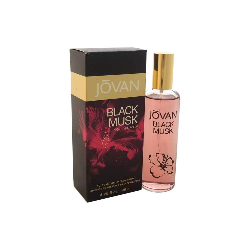 Jovan Black Must – 3.25 oz Cologne Concentrate Spray | Original Designer Fragrance